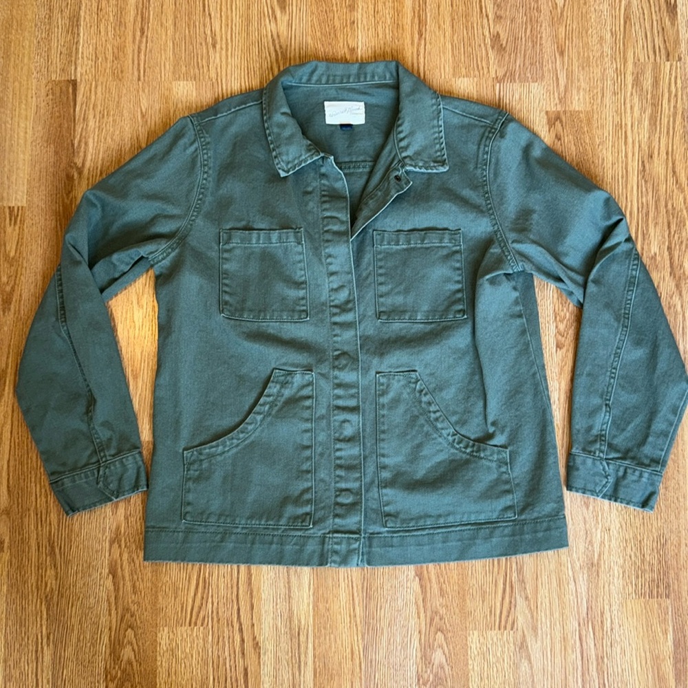 Army green jacket